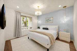 modern fully furnished bedroom